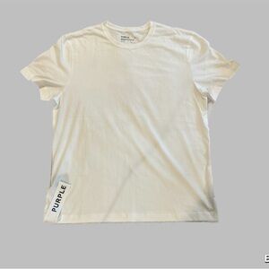 Purple Men's Classic White Tee